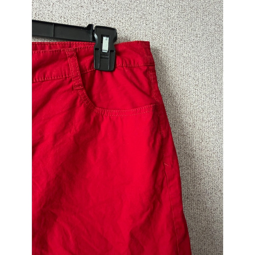St. Johns Bay Red Skort Womens Size 12 Mini Skirt with Built-in Shorts Casual - Picture 3 of 7